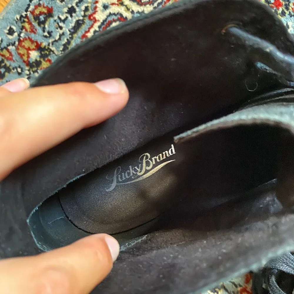 Lucky Brand black wedge heel - Picture 4 of 6
